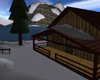 Cabin on Snowy Lake