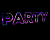 neon party sign