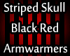 Emo Striped Armwarmers