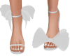 Bella White Heels