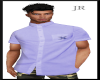 [JR] Buttoned X Shirt