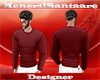 HS-Red Fit Casual Shirt