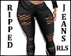 Black Ripped Jeans RLS