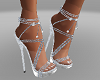 sparkle silver heels