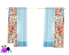 soft floral curtains