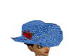 Denim Rose Country Hat