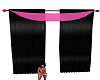 Pink & Blk Curtain