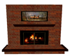 Cozy Cabin Fireplace