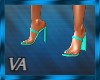 Naria Heels (teal)
