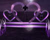 [N]purple heart bench