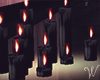 Gothic Pinup Candles