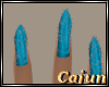 Topaz Sparkle Nails