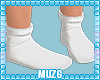 M| White Socks