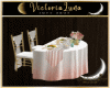 Peach Wedding Table