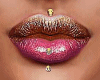GoldRose Pierced Lips