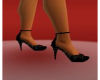 black disco heel shoes.