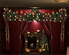 RH Burgandy Gold Garland