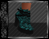 Teal Camo Boots