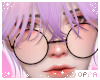 ♡ round glasses | blk