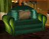 Green Elegant Small Sofa