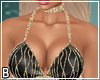 Leather Set Gold Chain