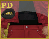 Red Leather Pants Slim