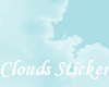 Clouds sticker
