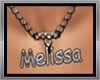 Necklace Melissa name