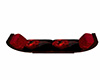 red heart rose lounger