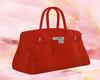 Crimson Croc B. Handbag