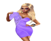 purple dress