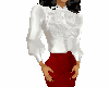 White and Red Secretary