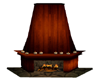 Country brown Fire place