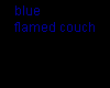 BLUE FLAME COUCH