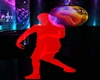Neon color hiphop dancer