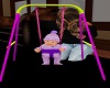 Baby Girl in swing