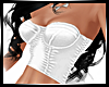 !b White Corset Top