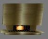 ANIMATED GOLD FIREPLACE