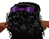 Heva Black w/Purple Bow