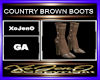COUNTRY BROWN BOOTS