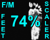 74% Feet Scaler F/M