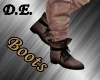 D.E! Beige Leaf Boots