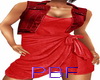 PBF*Red Dress w/Jacket