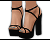 c. Black Strappy Heels