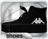 [HS] Black Kappa shoes