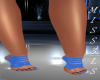 Blue feet bow wraps