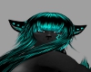 teal blk fur [F]