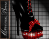 -MB- Goth Red Boots