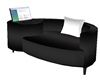 Black modern laptop sofa