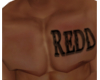 Redd Chest n Back Tattoo